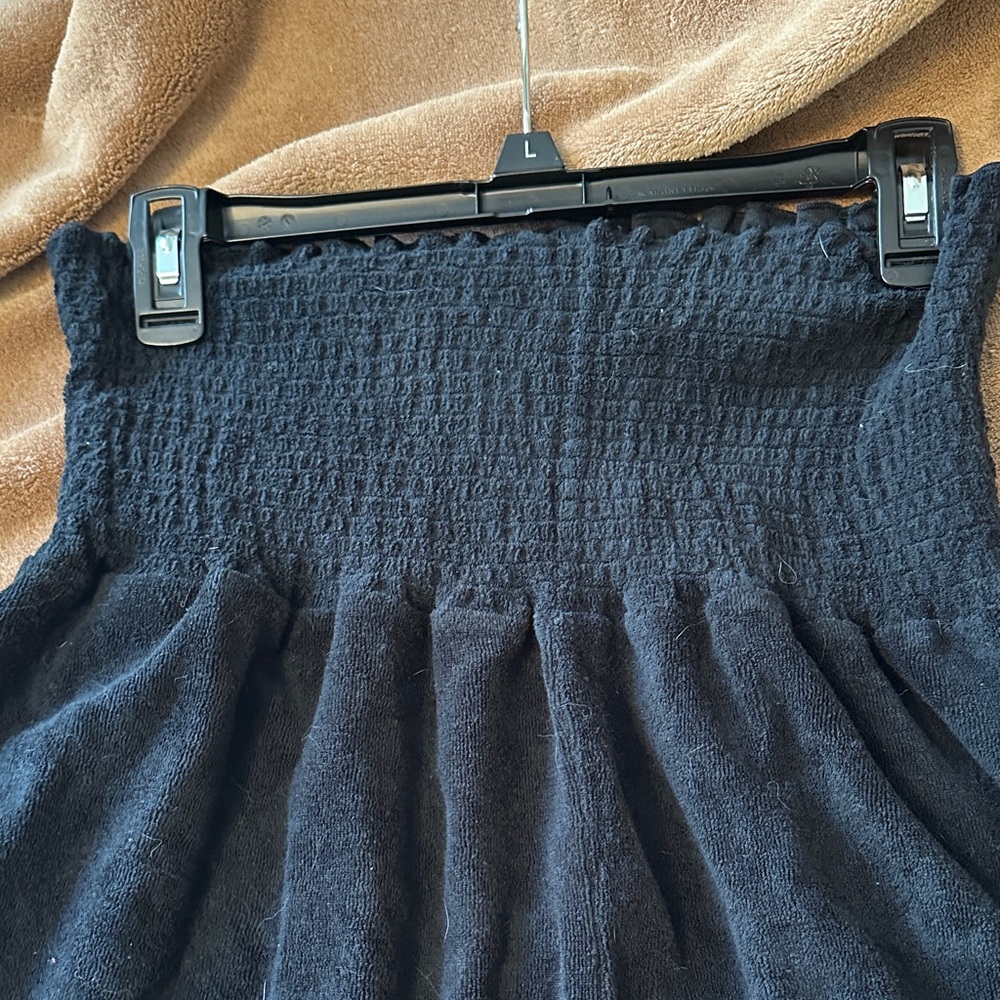 Button-Front Terry Dress Coverup - Picture 3 of 3